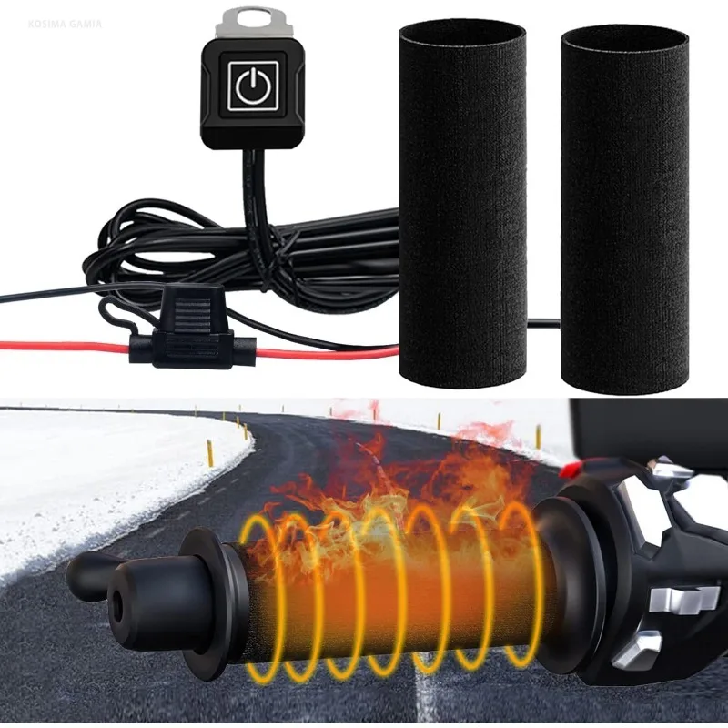 Motorcycle Heated Grips 12V 3- - Handlebar Grip Heated ulasan dan harga
