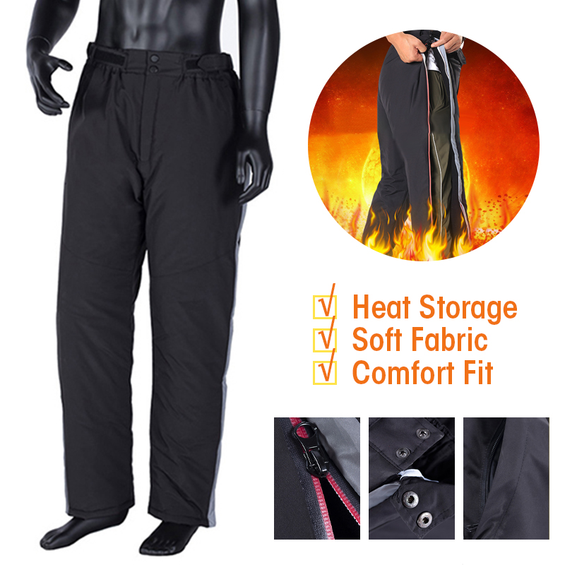 Men Warm Thicken Fleeced Trous - Motorcycle Gear Mens ulasan dan harga
